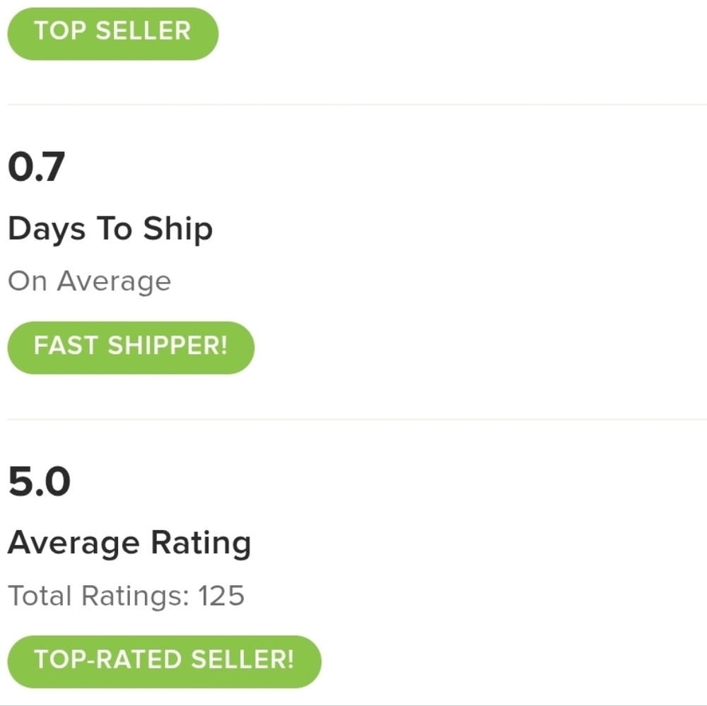 ⭐️⭐️⭐️⭐️⭐️Top Rated Seller!